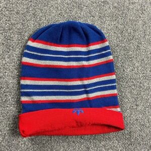 Los Angeles‎ Clippers Beanie Mens OSFA Red Blue Striped Adidas Knit